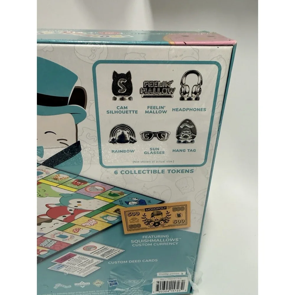 Sealed Monopoly: Squishmallows | Collector's Edition Featuring Cam The Cat Plush